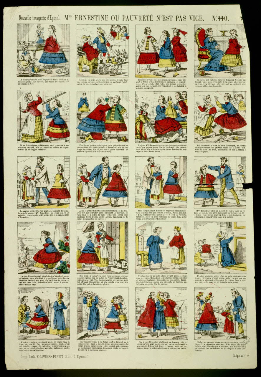 estampe Mlle ERNESTINE OU PAUVRETE N'EST PAS VICE. 1953.41.127 Photo