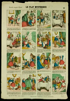 estampe LE PLAT MYSTERIEUX  OU LA CURIOSITE PUNIE. 1953.41.131 Photo