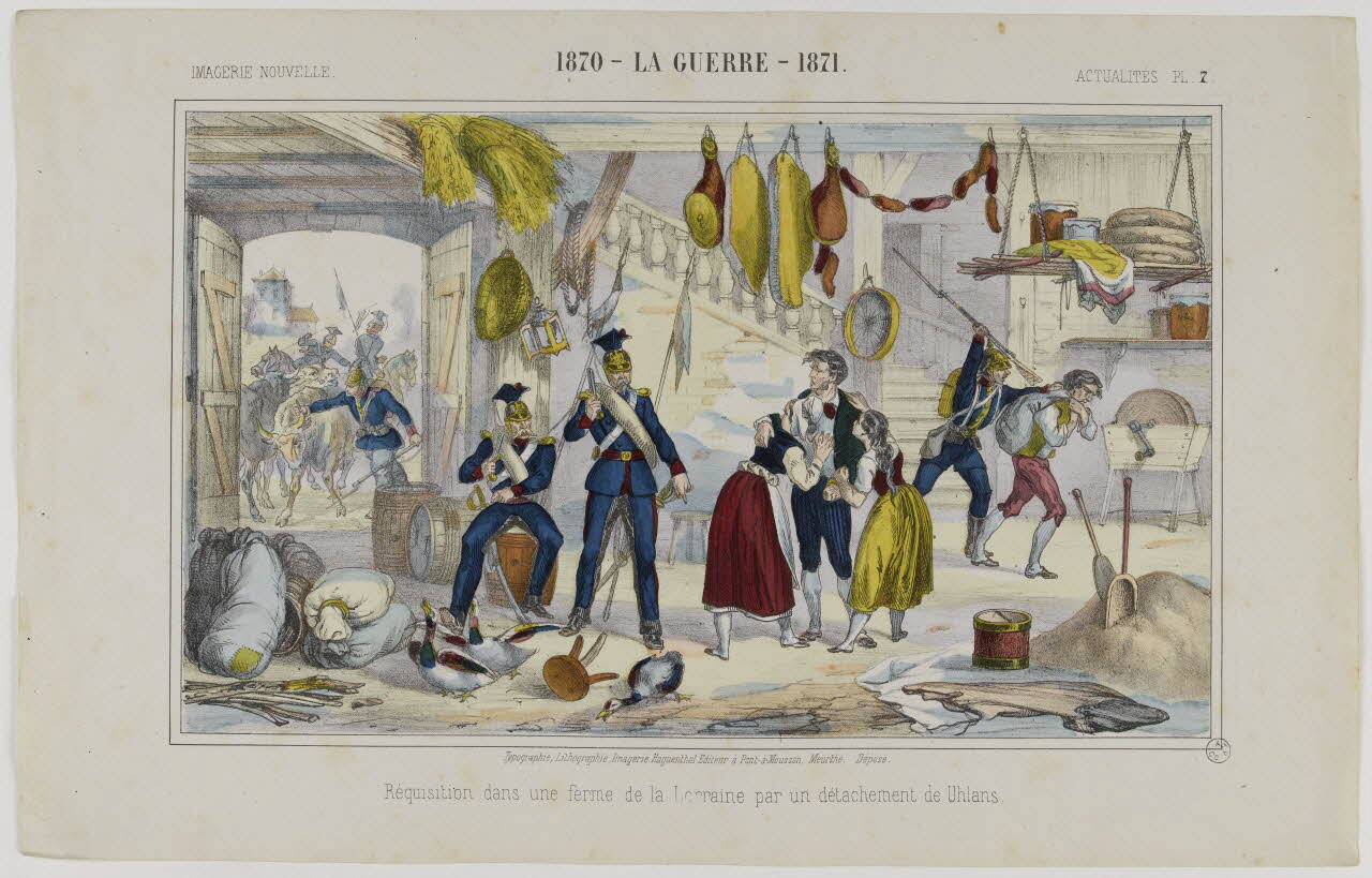 Elie Haguenthal estampe 1870 - LA GUERRE - 1871. France 1870-1880 1953.86.1092 Photo RMN-Grand Palais (Mucem)