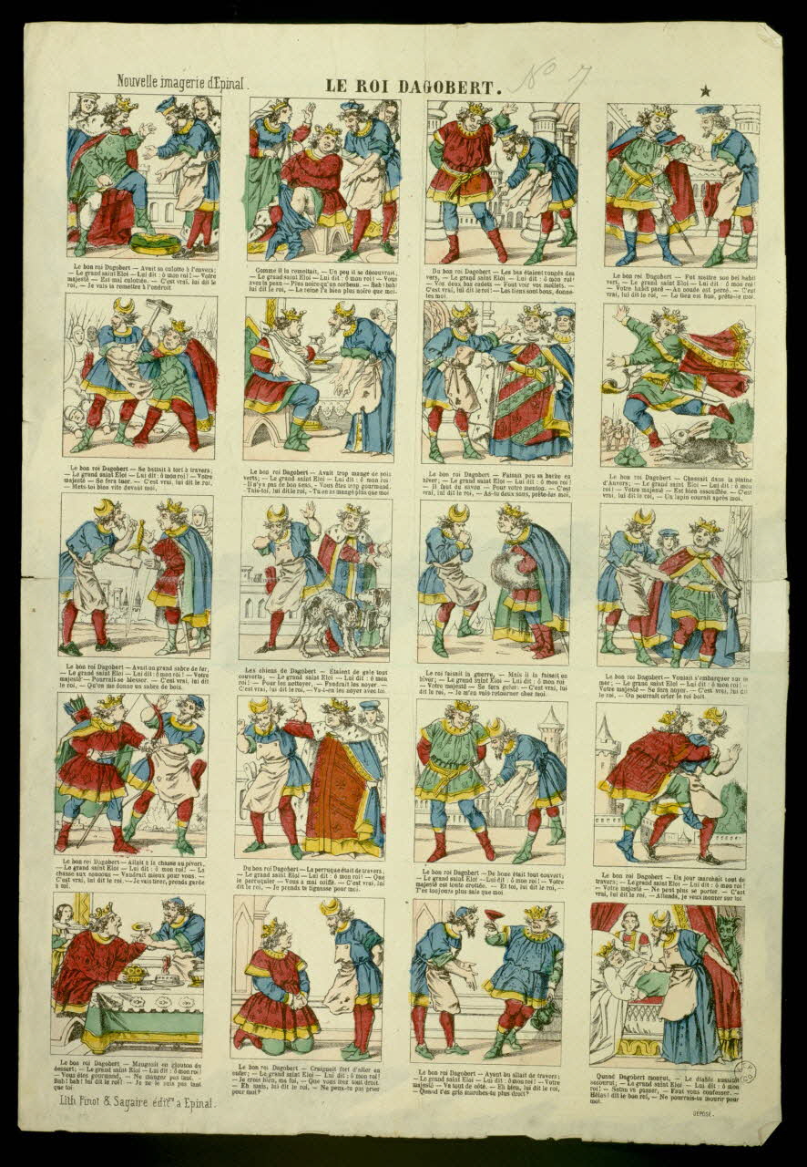 estampe LE ROI DAGOBERT. 1953.41.133 Photo