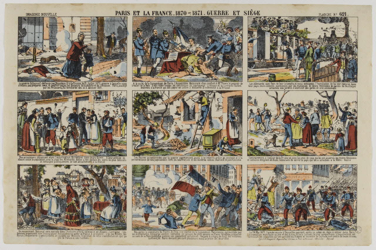 Elie Haguenthal estampe PARIS ET LA FRANCE. 1870-1871. GUERRE ET SIÈGE France 1871-1880 1953.86.1185 Photo RMN-Grand Palais (Mucem)