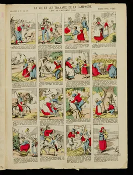album LA VIE ET LES TRAVAUX DE LA CAMPAGNE  L'ETE ET L'AUTOMNE (Suite) 1953.41.170 Photo