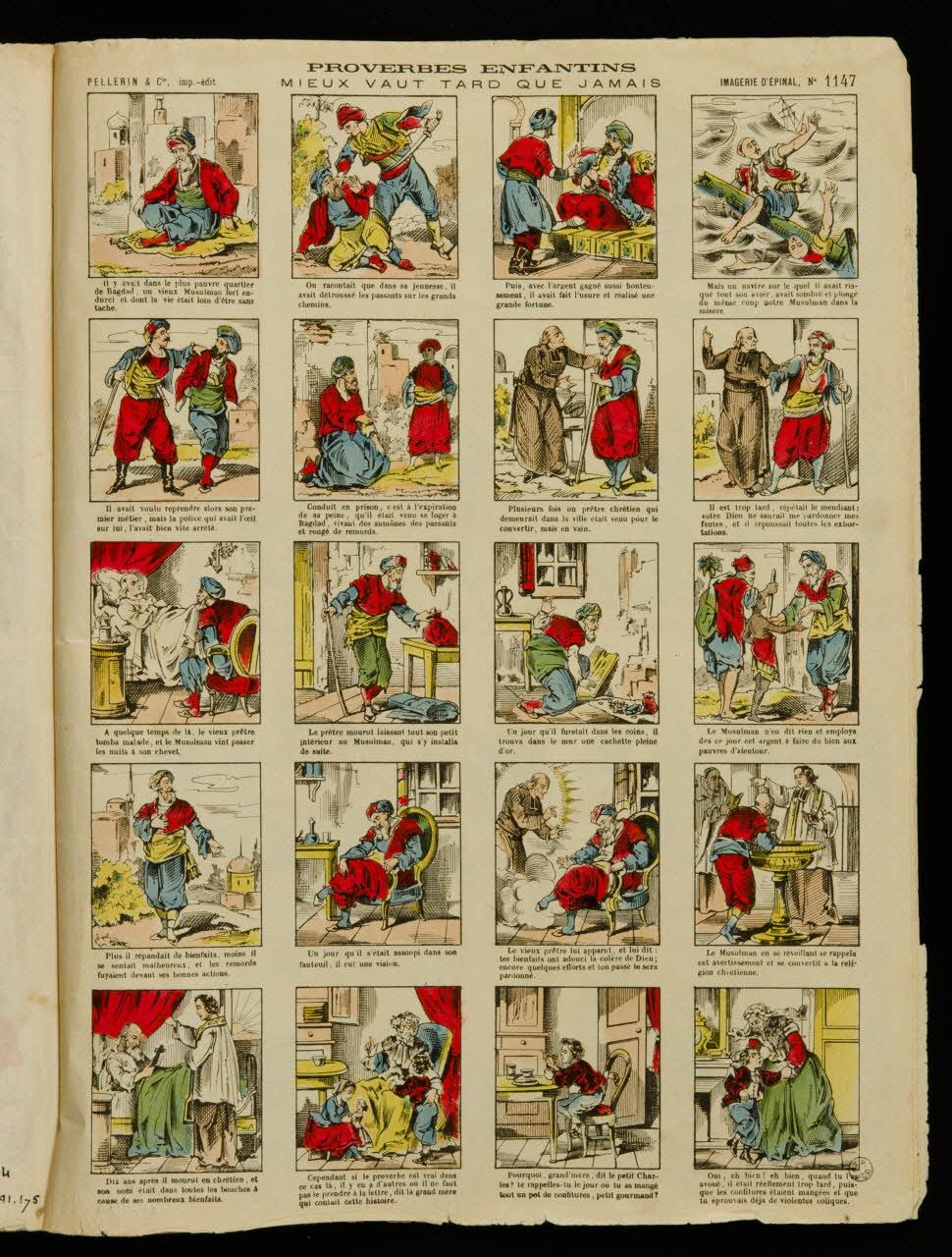 album PROVERBES ENFANTINS  MIEUX VAUT TARD QUE JAMAIS 1953.41.176.1 Photo