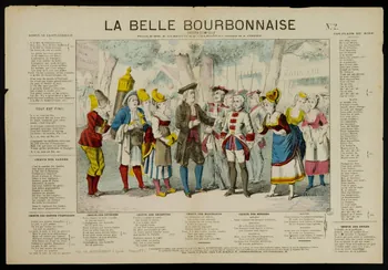 estampe LA BELLE BOURBONNAISE  OPERA-COMIQUE 1953.41.205 Photo