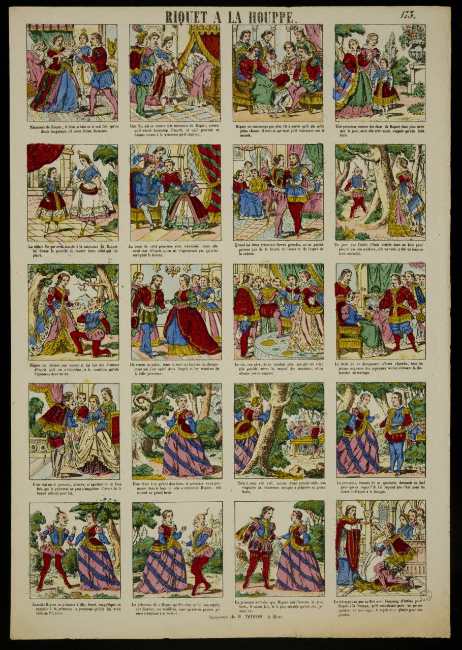 Paulin Didion estampe RIQUET A LA HOUPPE. Metz 1869-1879 1953.41.229 Photo