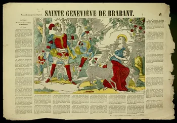 estampe SAINTE GENEVIEVE DE BRABANT. 1953.41.27 Photo