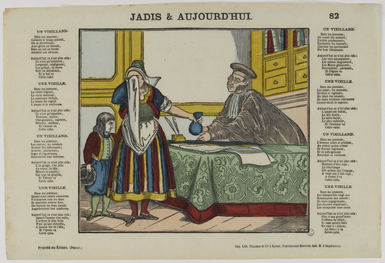 estampe JADIS & AUJOURD'HUI. 1953.86.3051 Photo RMN-Grand Palais (Mucem)