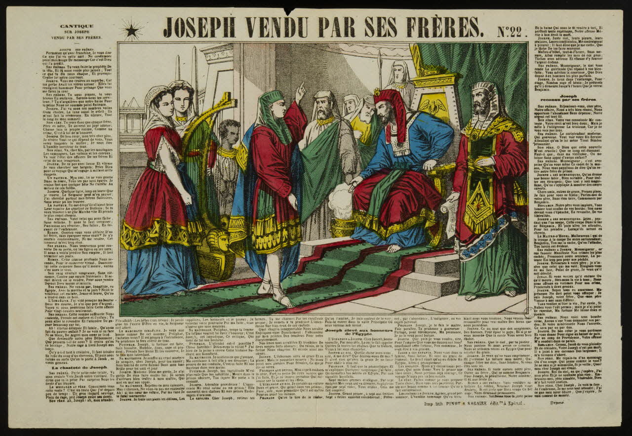 estampe JOSEPH VENDU PAR SES FRERES. 1953.41.29 Photo
