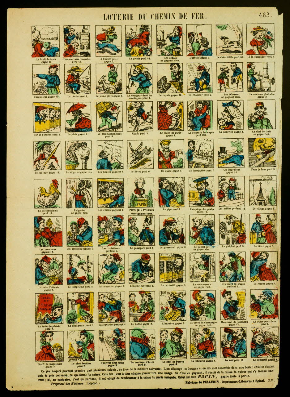 estampe LOTERIE DU CHEMIN DE FER. 1953.41.332 Photo