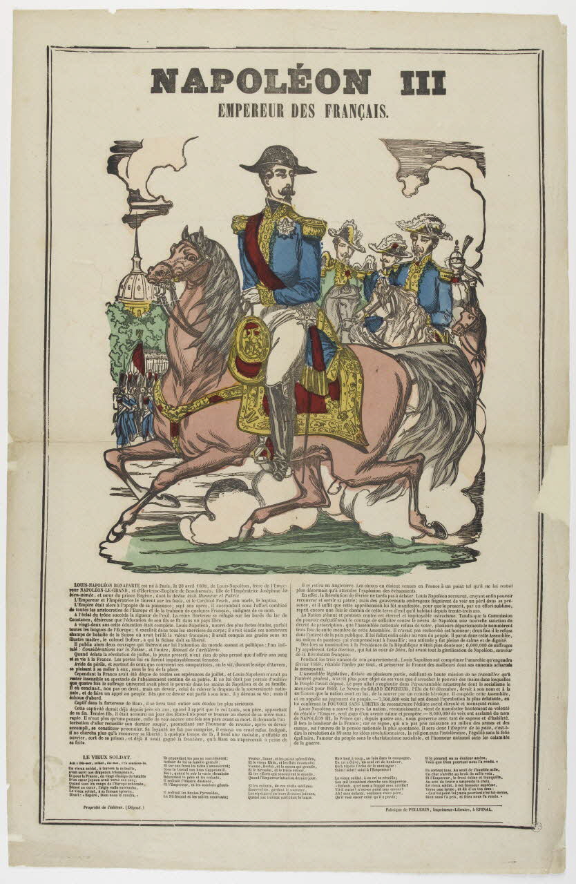 estampe NAPOLEON III  EMPEREUR DES FRANCAIS. 1953.86.715 Photo RMN-Grand Palais (Mucem)