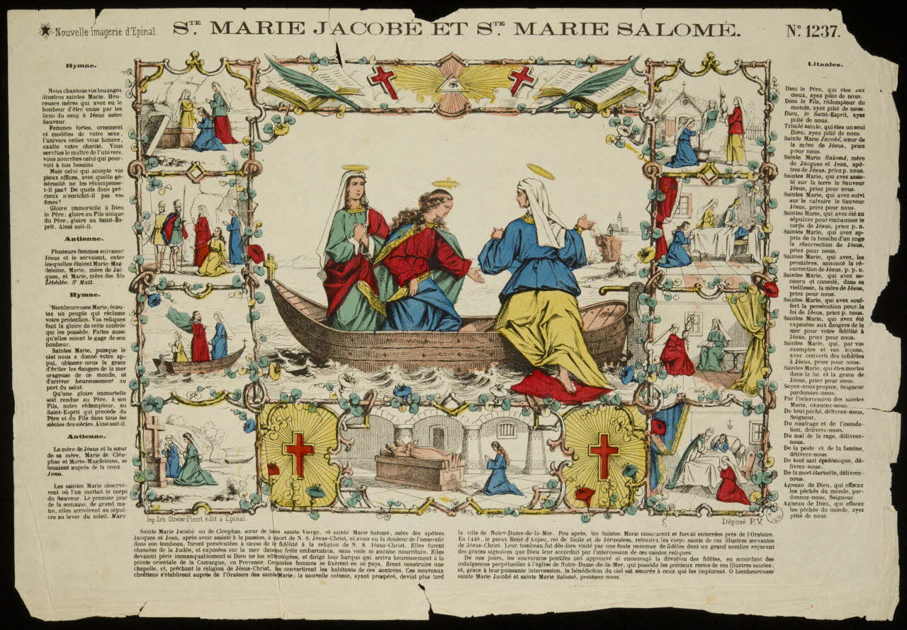 estampe Ste. MARIE JACOBE ET Ste. MARIE SALOME. 1953.41.35 Photo