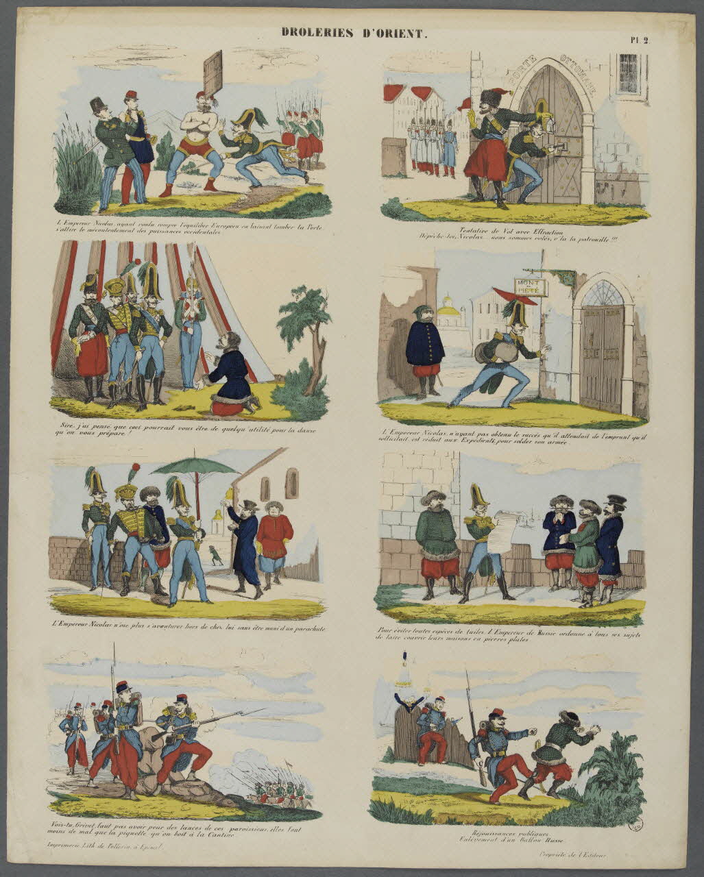 estampe DROLERIES D'ORIENT. 1953.86.961 Photo RMN-Grand Palais (Mucem)