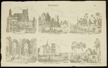 Paulin Didion estampe PAYSAGES. Metz 1869-1879 1953.41.352  Photo