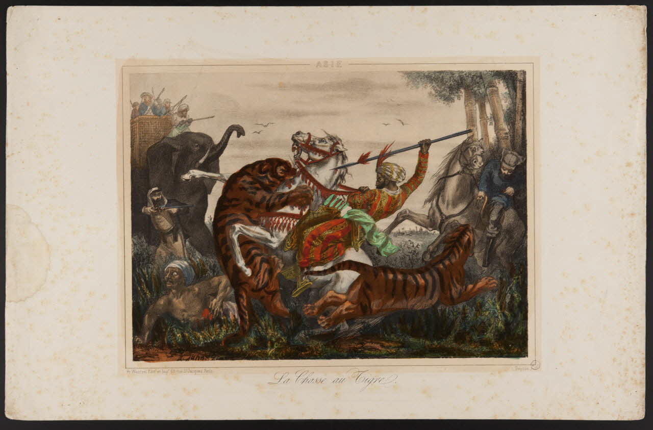 estampe La Chasse au Tigre 1953.41.362 Photo