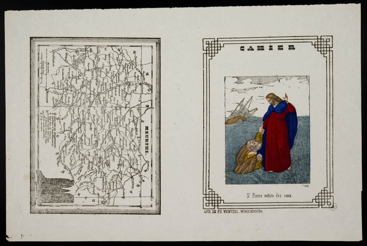 estampe CAHIER  St. Pierre retire des eaux. 1953.41.385 Photo