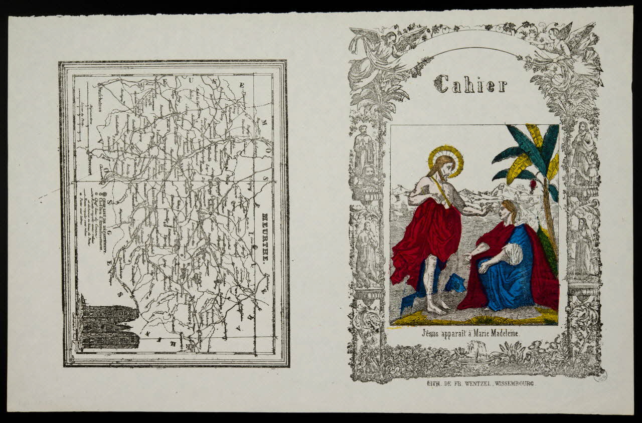 estampe Cahier  Jésus apparaît à Marie Madeleine. 1953.41.391 Photo