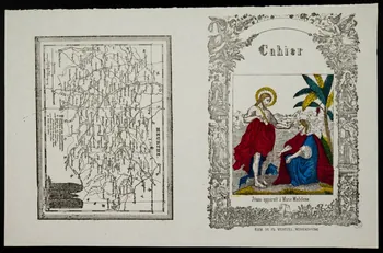 estampe Cahier  Jésus apparaît à Marie Madeleine. 1953.41.391 Photo