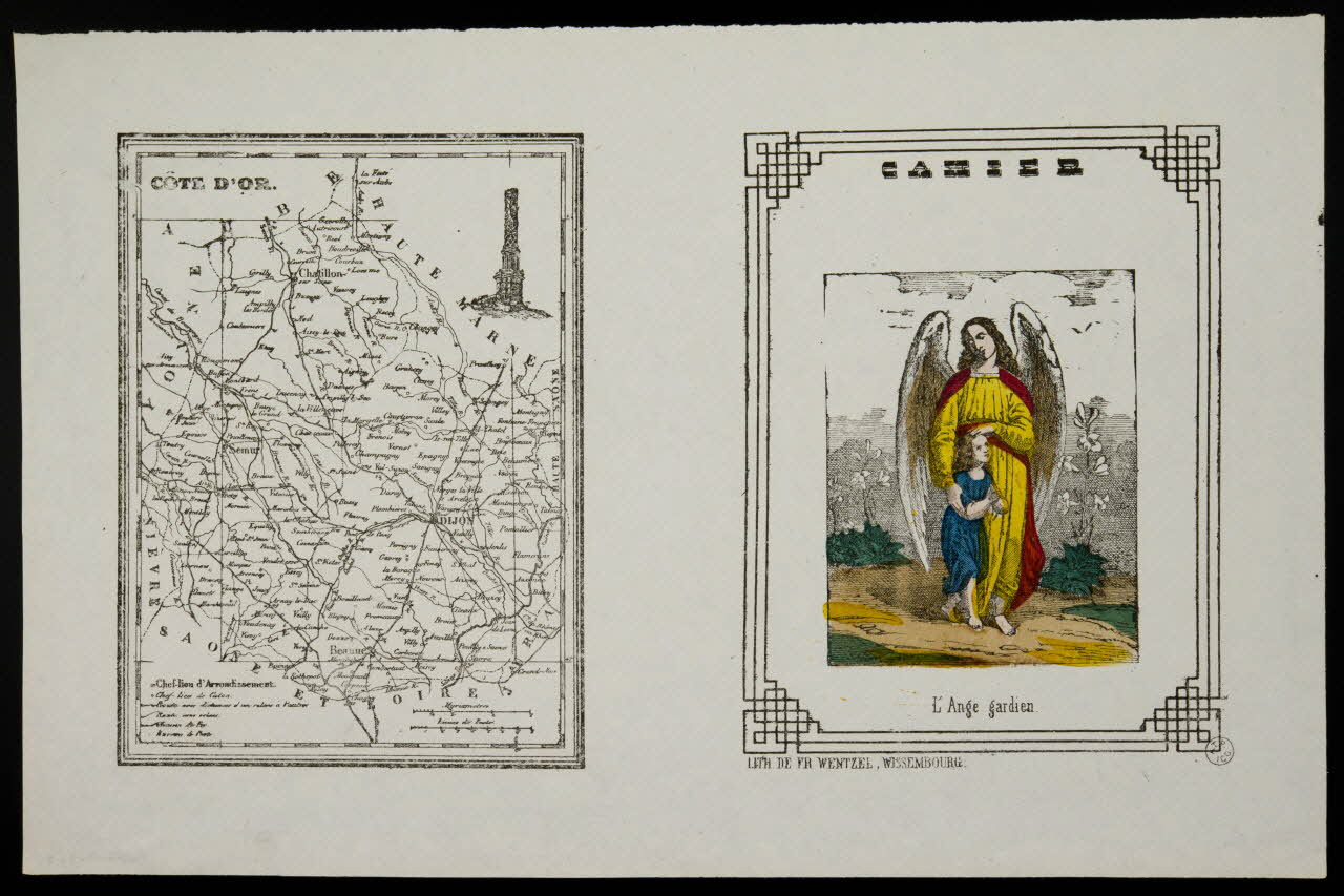estampe CAHIER  L'Ange gardien. 1953.41.392  Photo