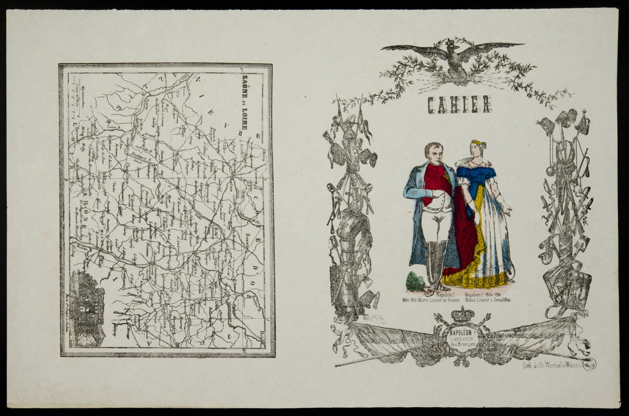 estampe CAHIER  NAPOLEON I  EMPEREUR  des français 1953.41.395 Photo