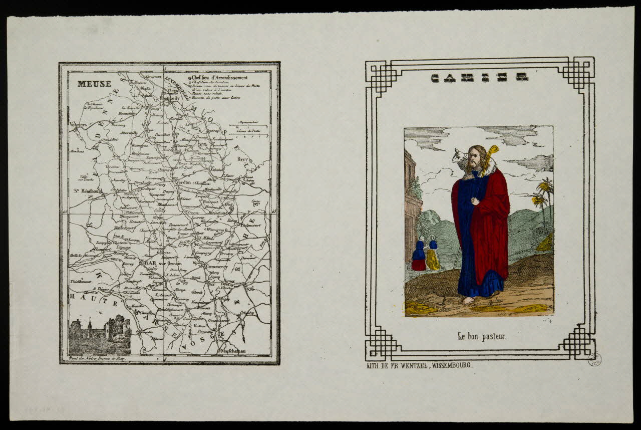 estampe CAHIER  Le bon pasteur. 1953.41.396 Photo