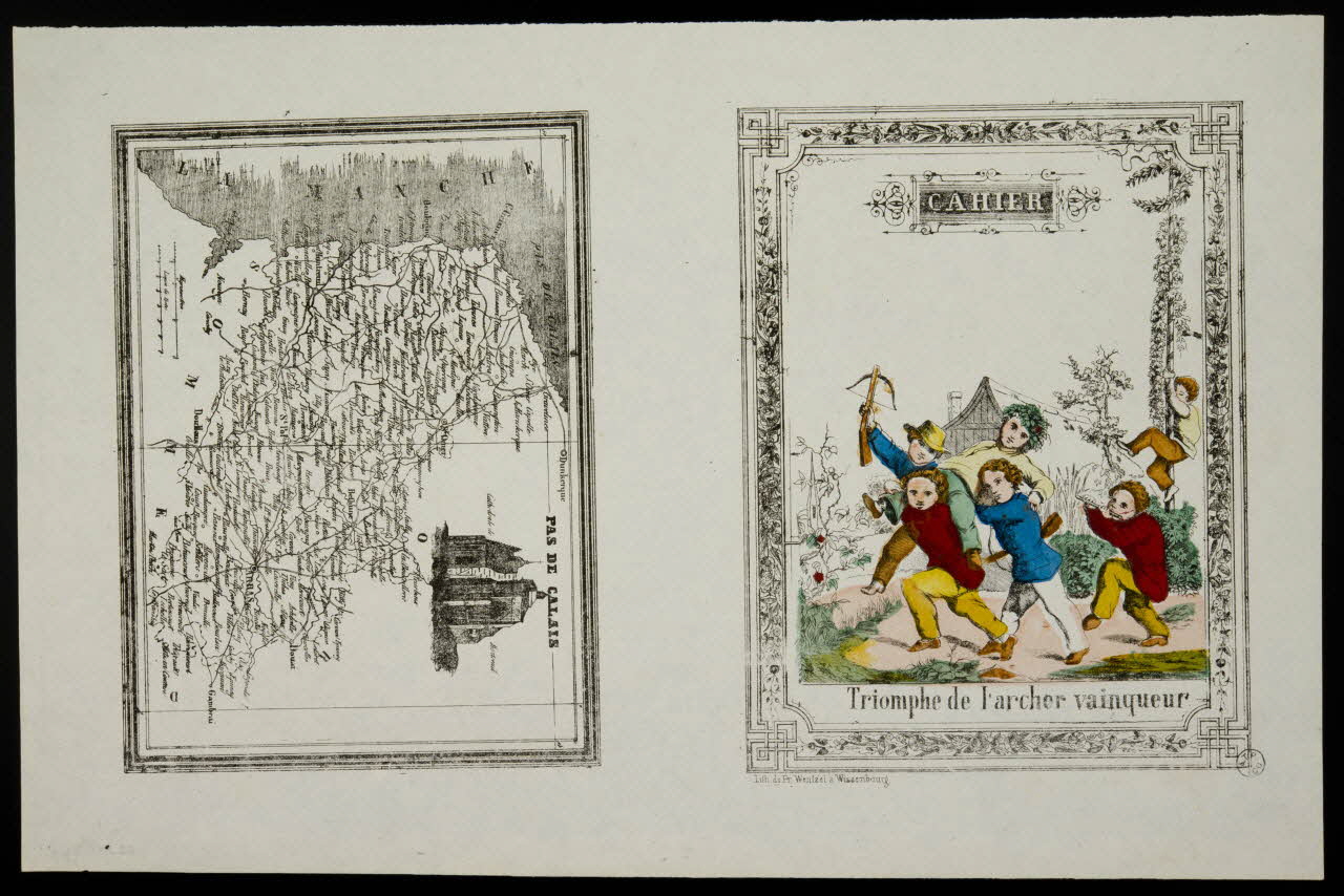 estampe CAHIER  Triomphe de l'archer vainqueur 1953.41.397 Photo