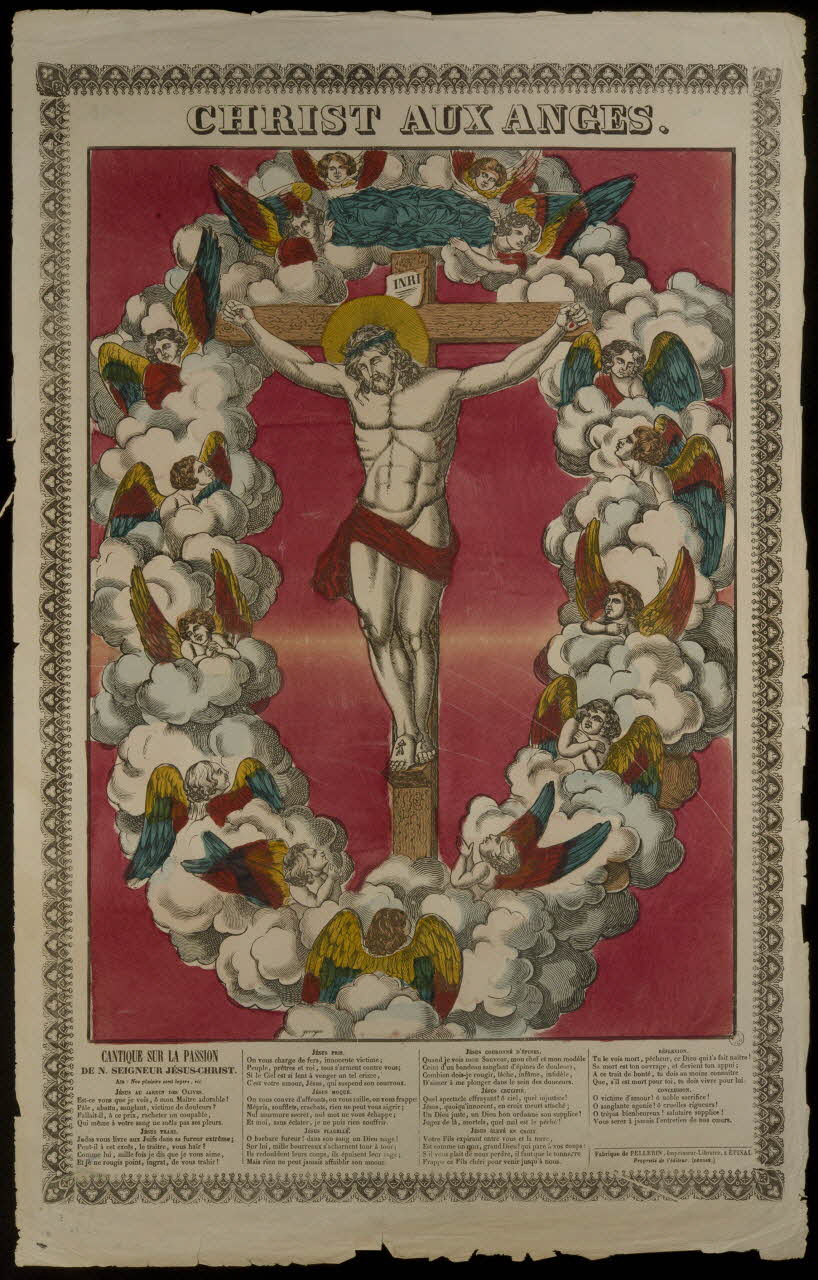 estampe CHRIST AUX ANGES. 1953.41.49 Photo