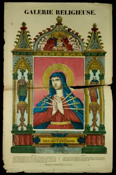 Dembour et Gangel estampe NOTRE-DAME  DES SEPT DOULEURS Metz 1840-1852 1953.41.53 Photo