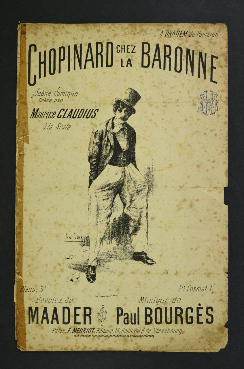 chanson petit format 1970.139.50 Photo Mucem