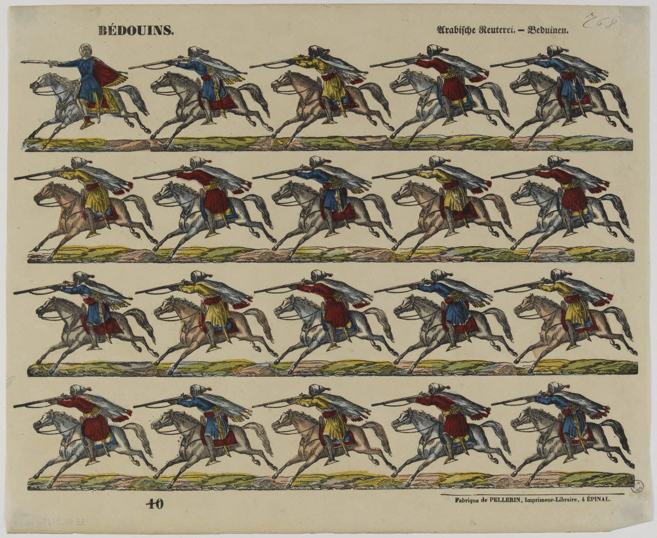 estampe BEDOUINS. 1953.86.2529 Photo RMN-Grand Palais (Mucem)