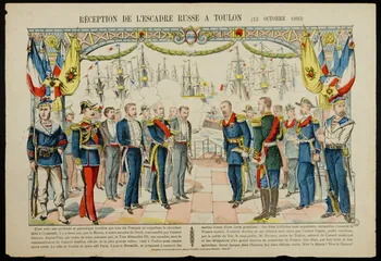 estampe RECEPTION DE L'ESCADRE RUSSE A TOULON (13 OCTOBRE 1893) 1953.41.94 Photo