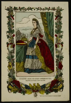 estampe EUGENIE (MARIE) DE GUSMAN COMTESSE DE TEBA,  Impératrice des Français, née le 5 mai 1826. 1953.41.95 Photo