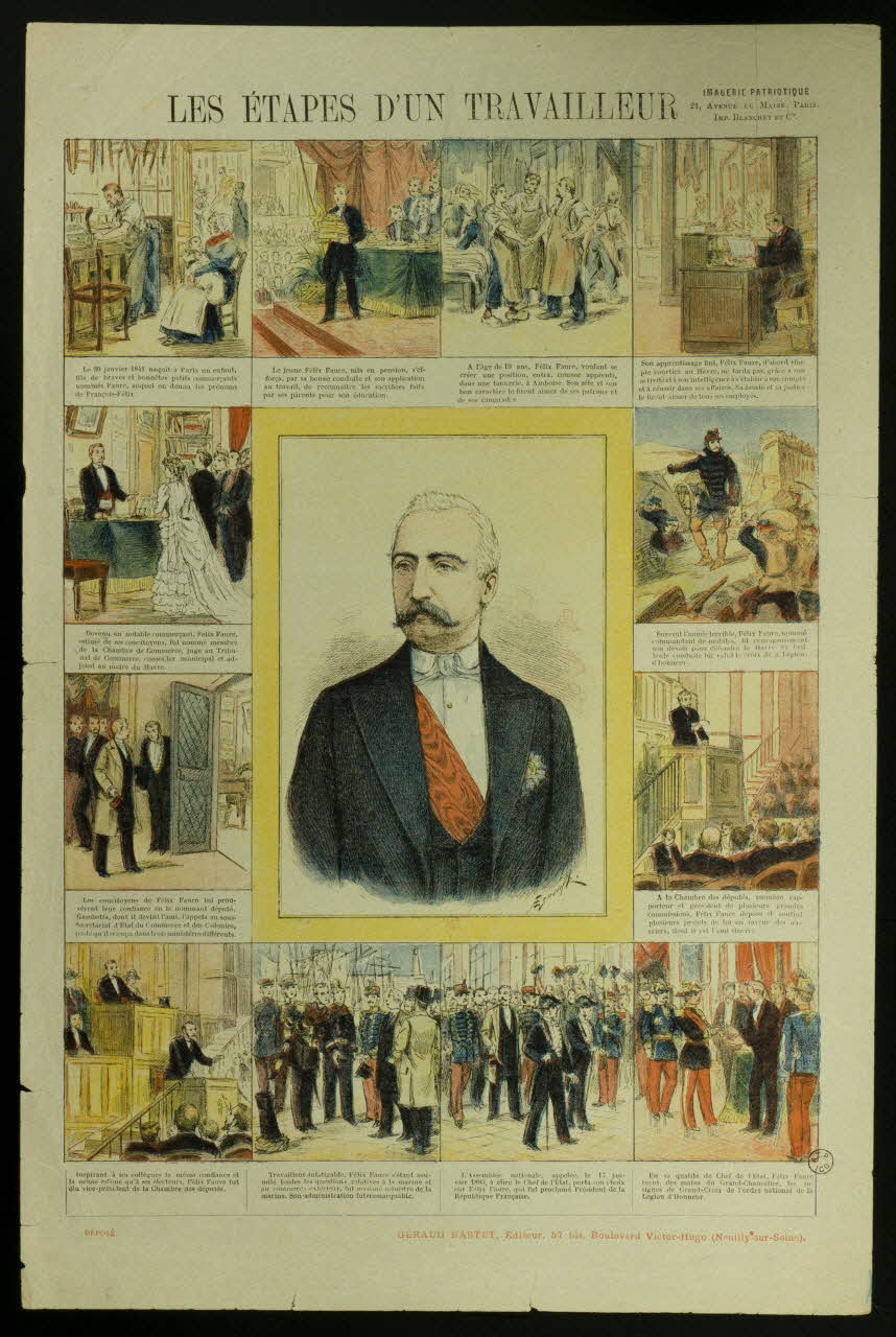 estampe LES ETAPES D'UN TRAVAILLEUR 1953.41.96 Photo