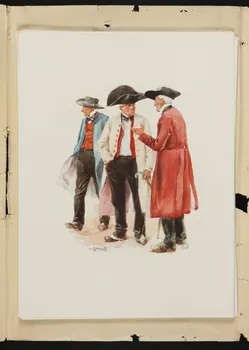 album Hommes en costume traditionnel 1953.48.34 Photo