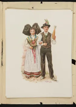 album Couple en costume traditionnel 1953.48.37 Photo