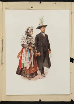 album Couple en costume traditionnel 1953.48.39 Photo
