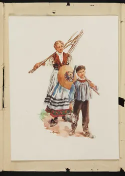 album Enfants en costume traditionnel 1953.48.41 Photo