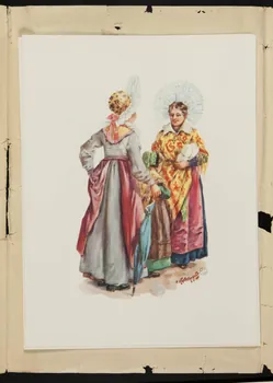 album Femmes en costume traditionnel 1953.48.45 Photo