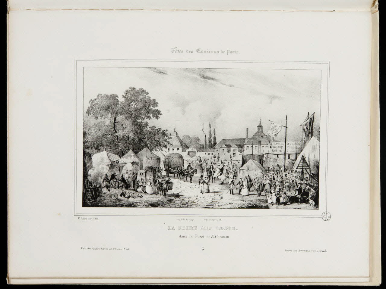 album Fêtes des Environs de Paris.  LA FOIRE AUX LOGES. 1953.51.10 Photo