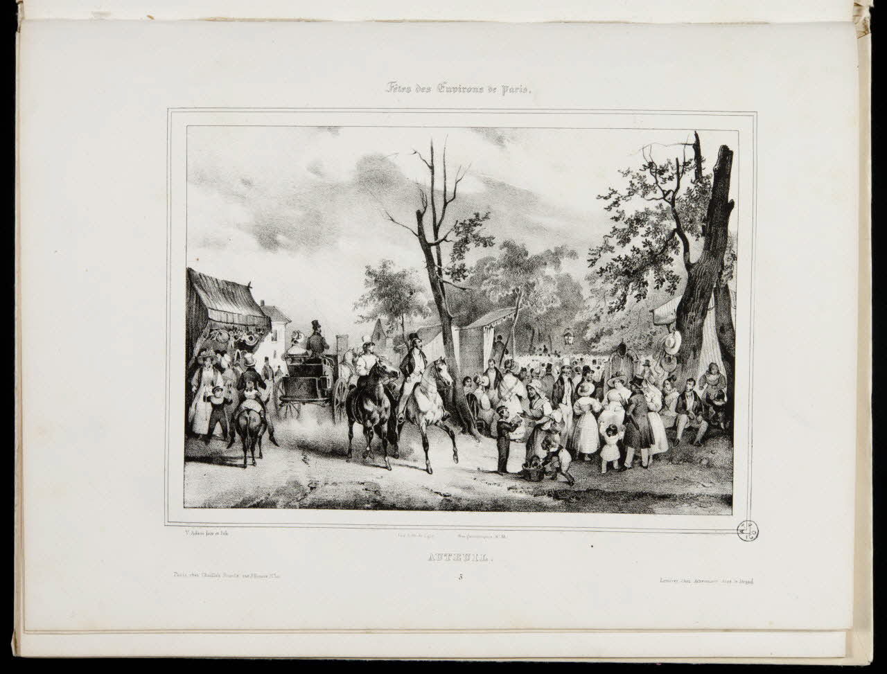 album Fêtes des Environs de Paris.  AUTEUIL. 1953.51.12 Photo