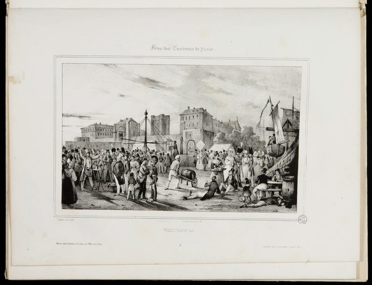 album Fêtes des Environs de Paris.  VINCENNES. 1953.51.13 Photo