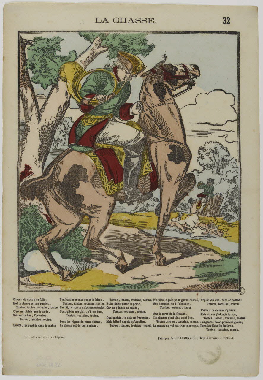 estampe LA CHASSE. 1953.86.3046 Photo RMN-Grand Palais (Mucem)