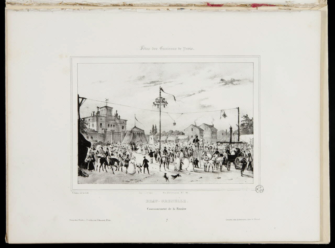 album Fêtes des Environs de Paris.  BEAU-GRENELLE. 1953.51.14 Photo