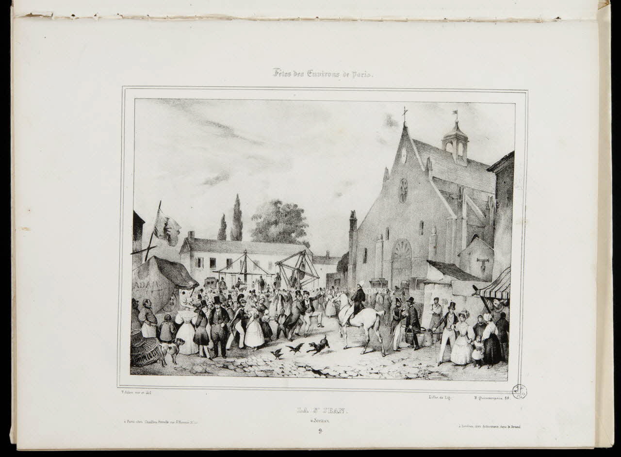 album Fêtes des Environs de Paris.  LA ST JEAN 1953.51.16 Photo