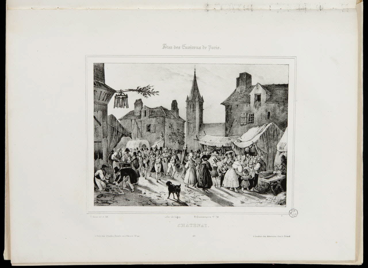 album Fêtes des Environs de Paris.  CHATENAY. 1953.51.17 Photo