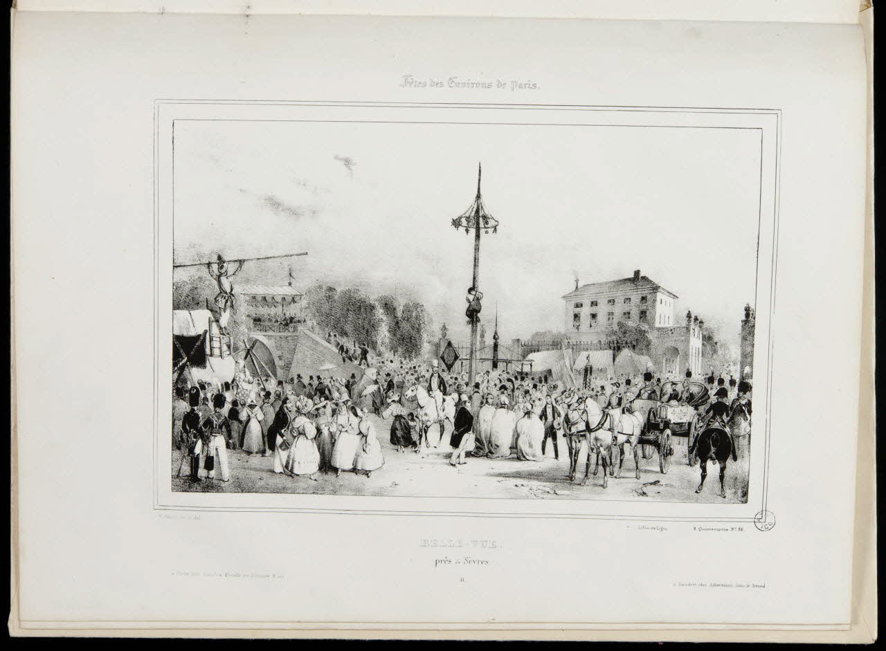 album Fêtes des Environs de Paris.  BELLE-VUE. 1953.51.18 Photo
