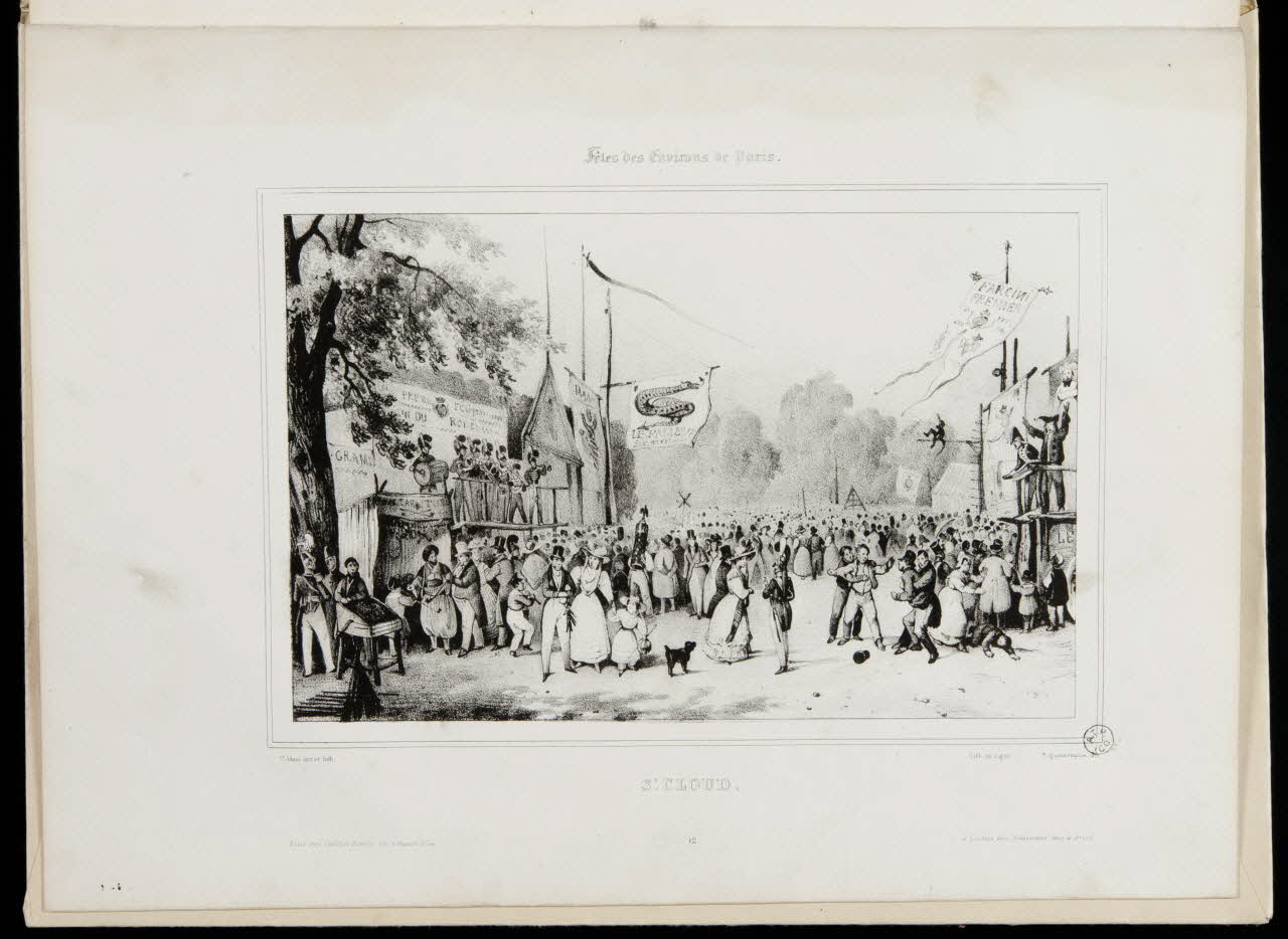 album Fêtes des Environs de Paris.  St CLOUD. 1953.51.19 Photo