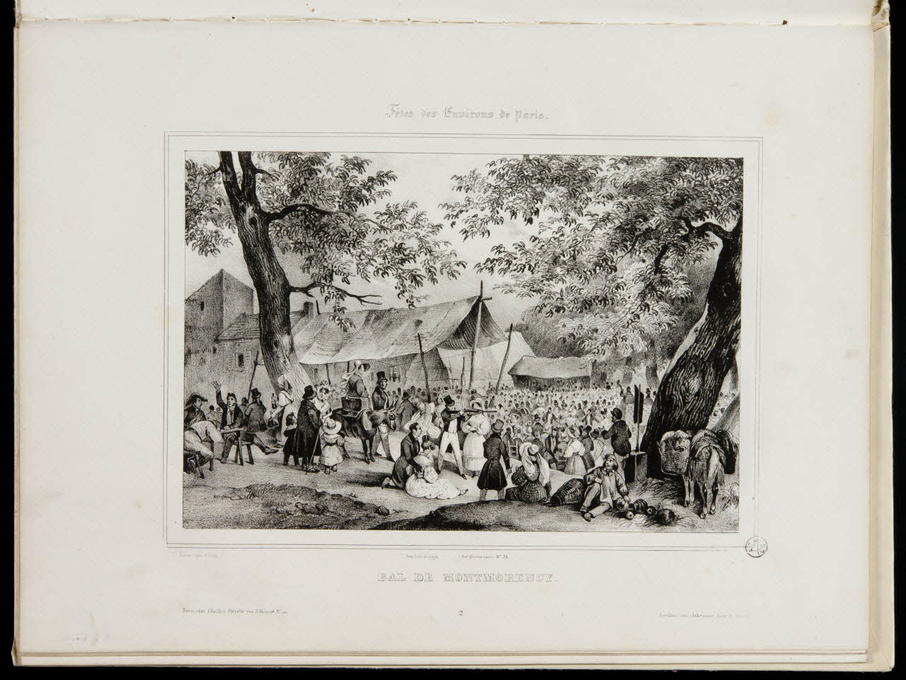 album Fêtes des Environs de Paris.  BAL DE MONTMORENCY. 1953.51.9 Photo