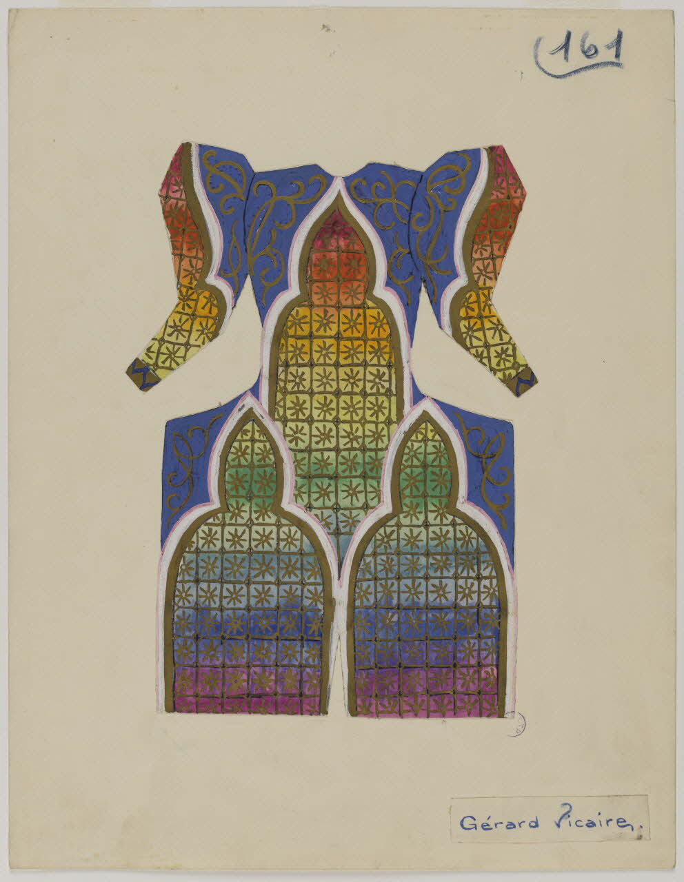 élément d'ensemble Costume de clown 1997.59.102 Photo RMN-Grand Palais (Mucem)