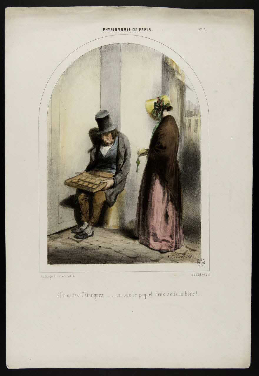 estampe PHYSIONOMIE DE PARIS. 1953.55.2 Photo