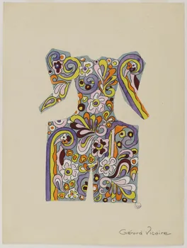 élément d'ensemble Costume de clown 1997.59.110 Photo RMN-Grand Palais (Mucem)